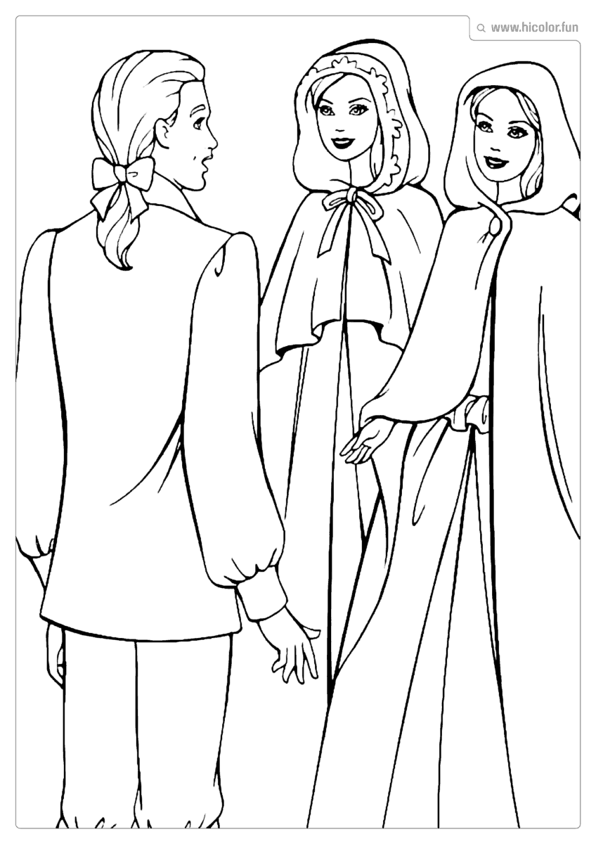 DESENHO PARA PINTAR DE BARBIE