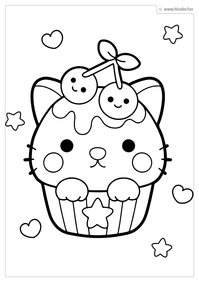 DESENHO PARA PINTAR DE GATINHO