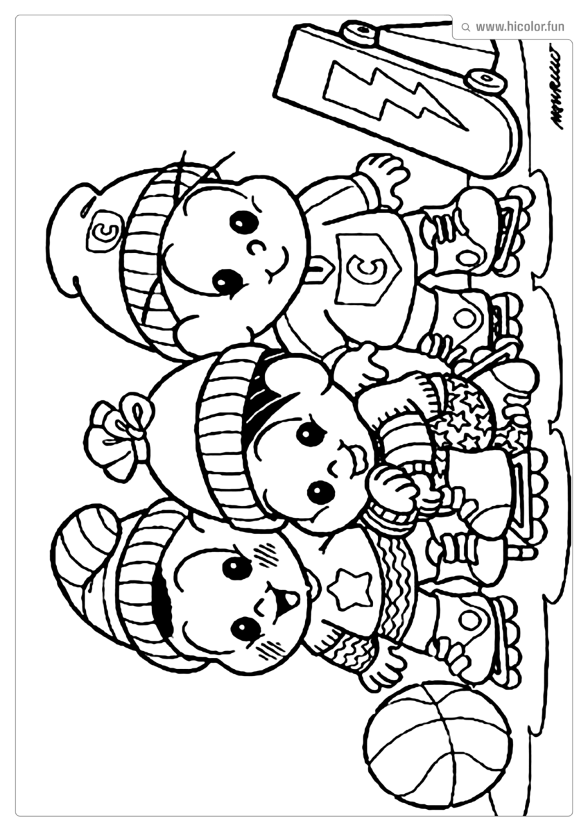 DESENHO PARA PINTAR TURMA DA MONICA BEBE