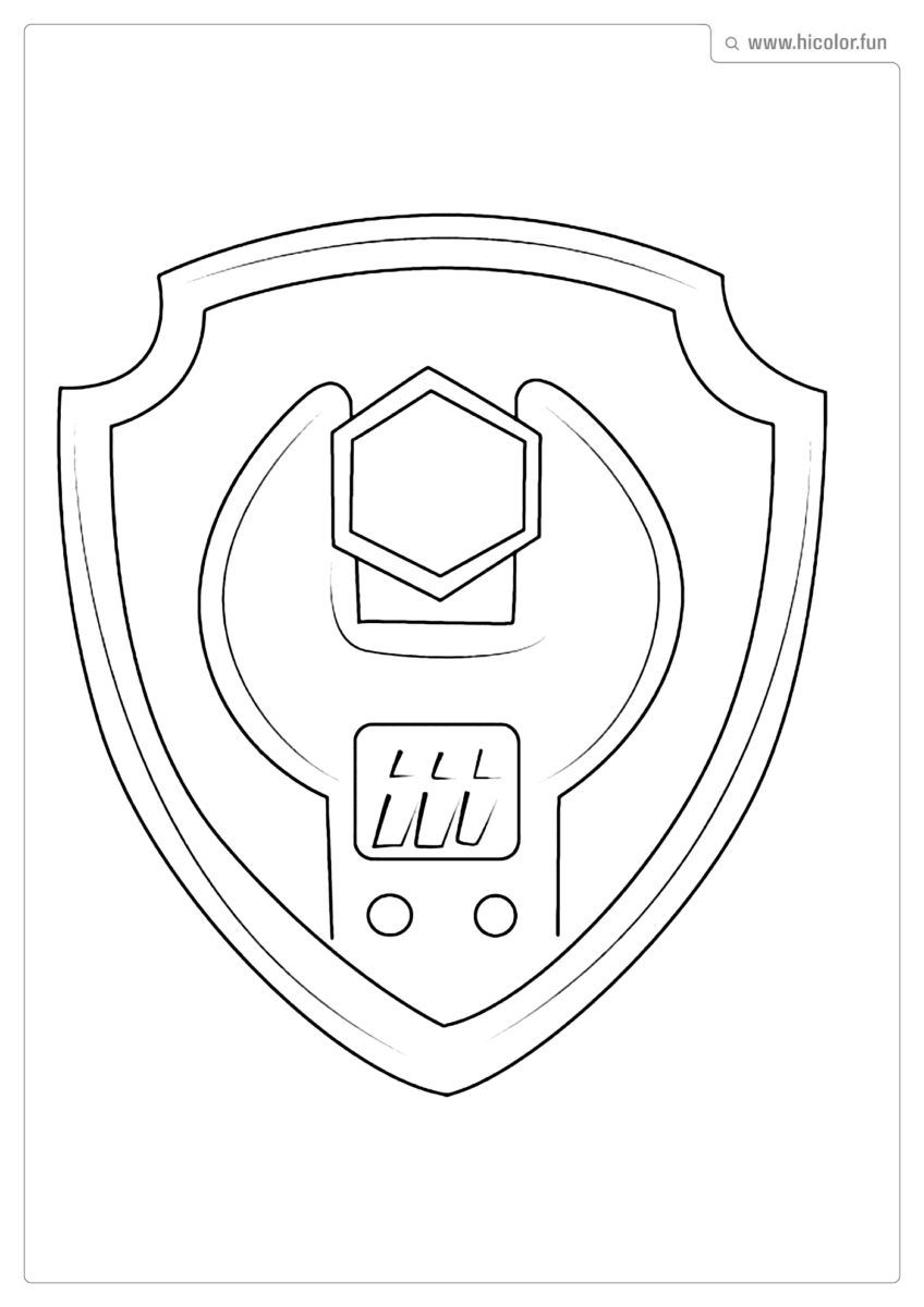 DESENHO PATRULHA CANINA PARA COLORIR