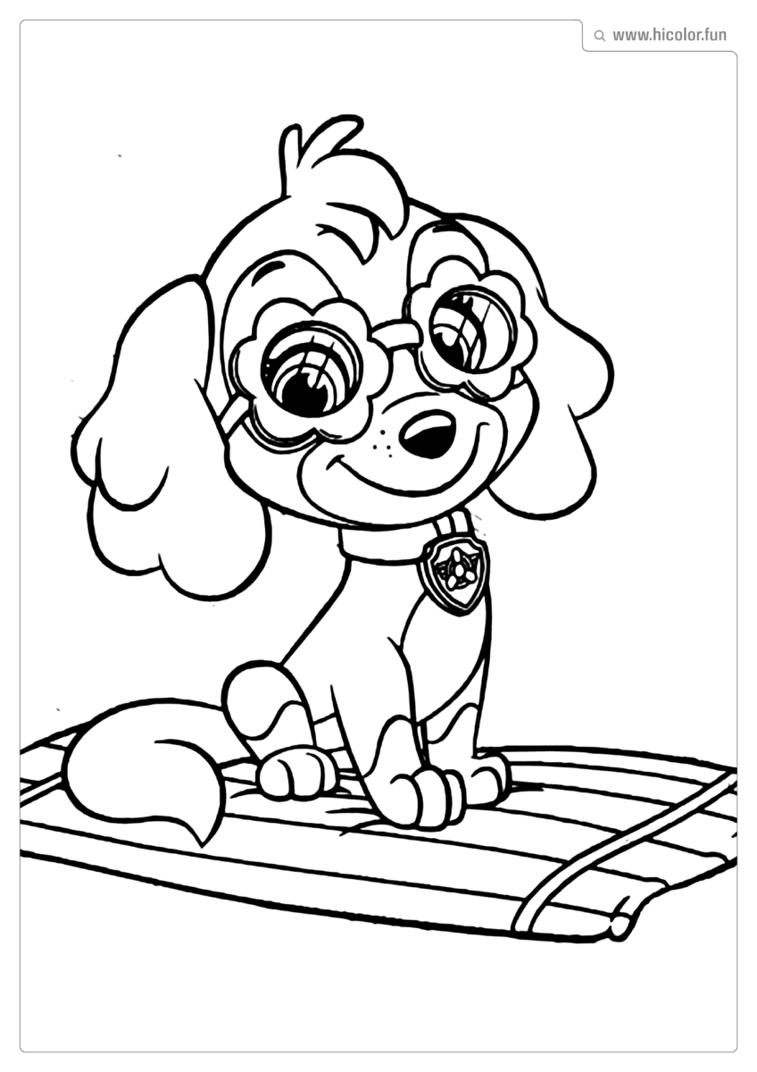 DESENHO PATRULHA PARA COLORIR