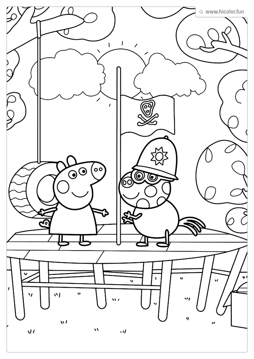 DESENHO PEPPA PIG DE IMPRIMIR