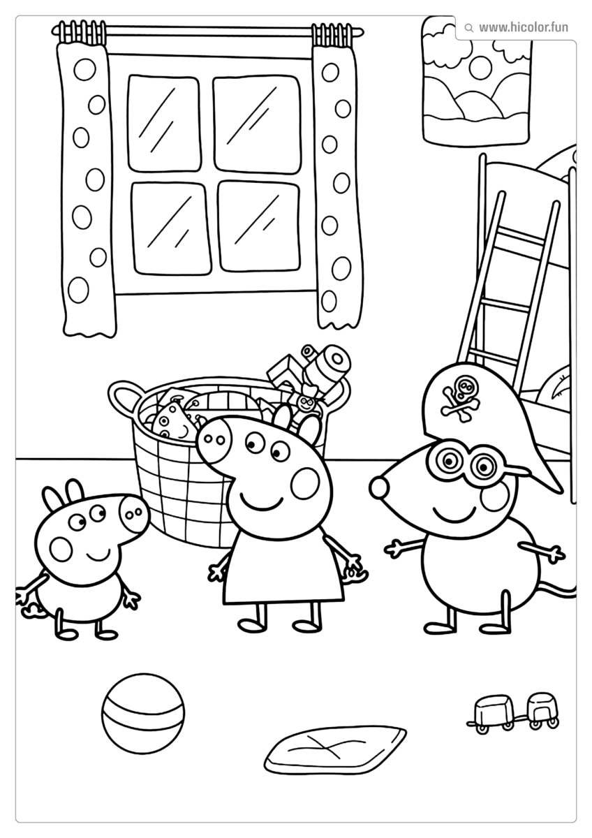 DESENHO PEPPA PIG DE PINTAR