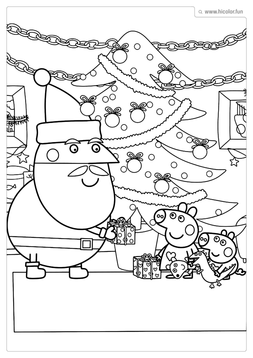 DESENHO PEPPA PIG PARA COLORIR E IMPRIMIR