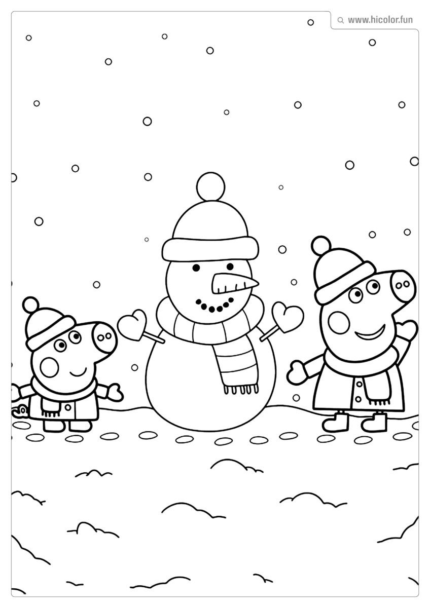 DESENHO PEPPA PIG PARA PINTAR