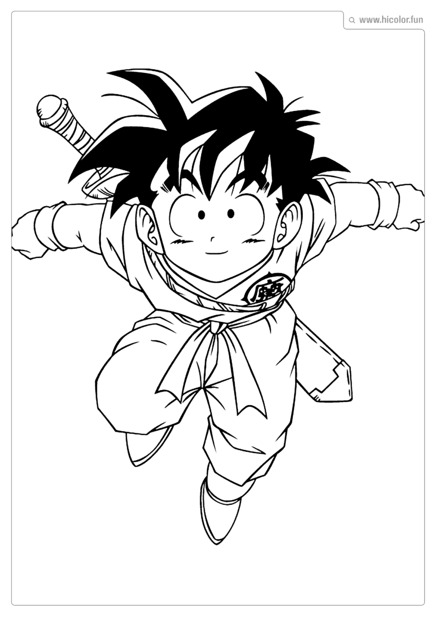 DESENHO PINTAR DRAGON BALL