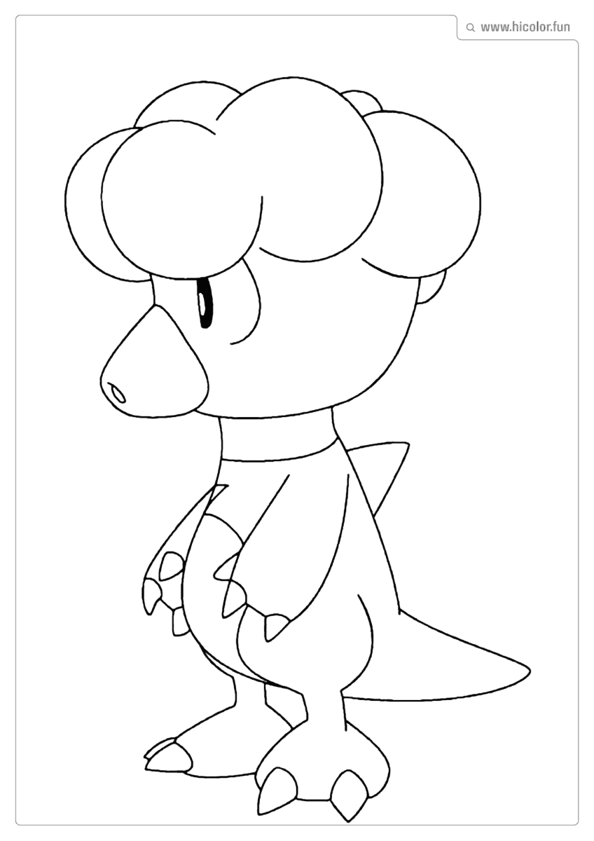 DESENHO POKEMON MAGBY PARA COLORIR