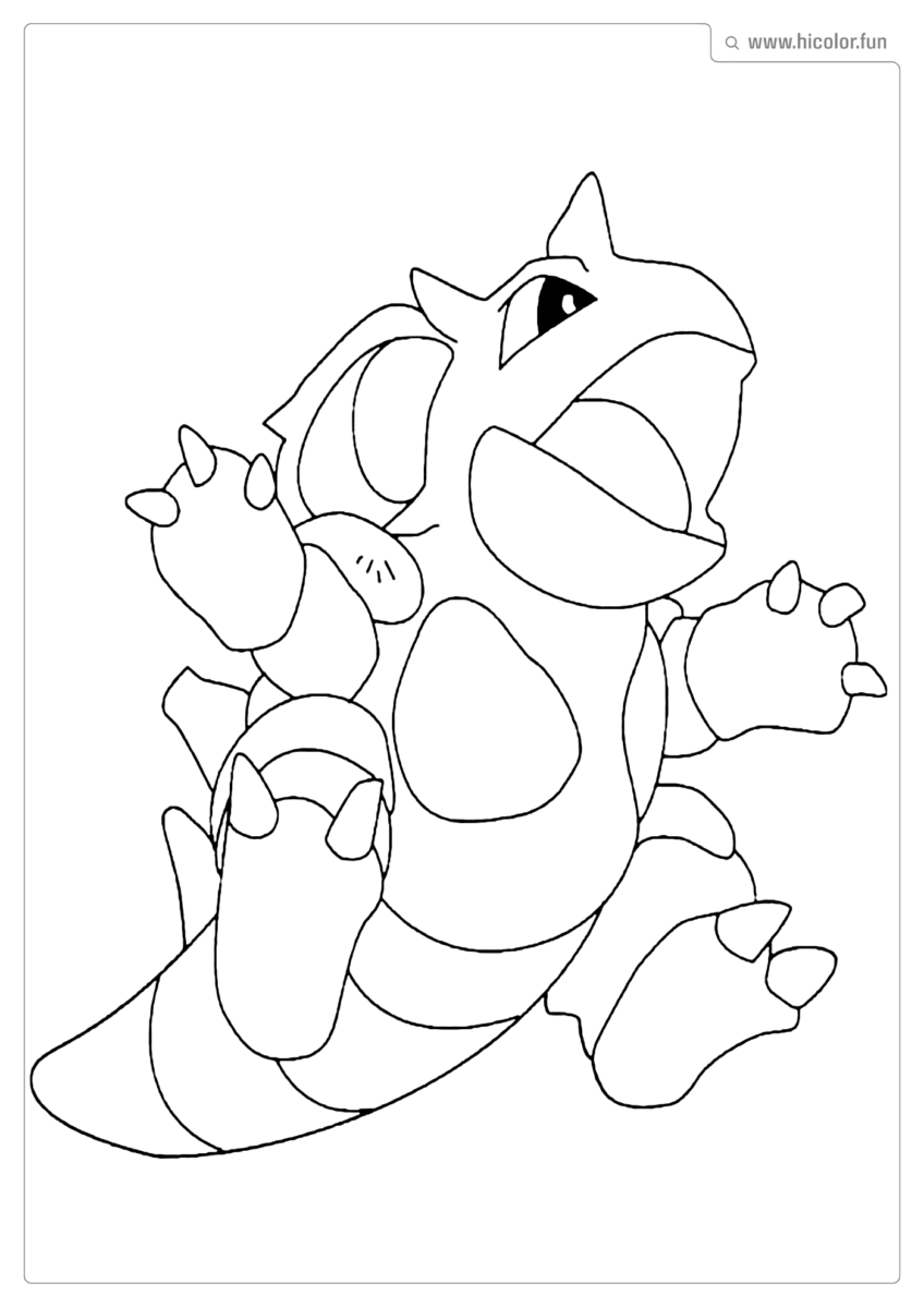 DESENHO POKEMON NIDOQUEEN PARA PINTAR