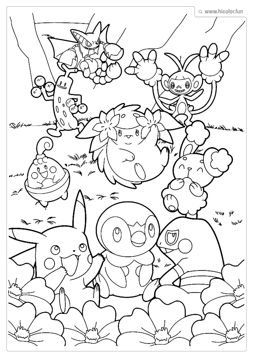 DESENHO POKEMON PARA COLORIR
