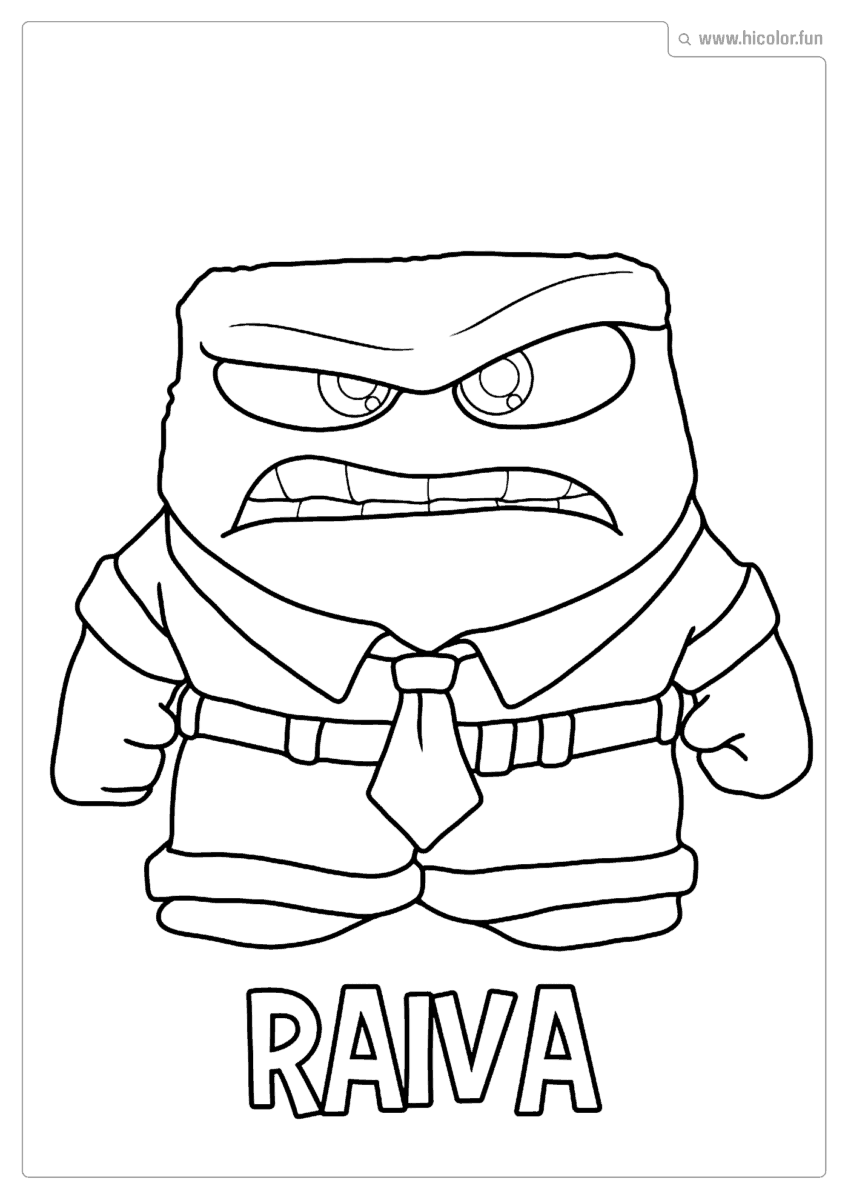 DESENHO RAIVADIVERTIDAMENTE PARA PINTAR