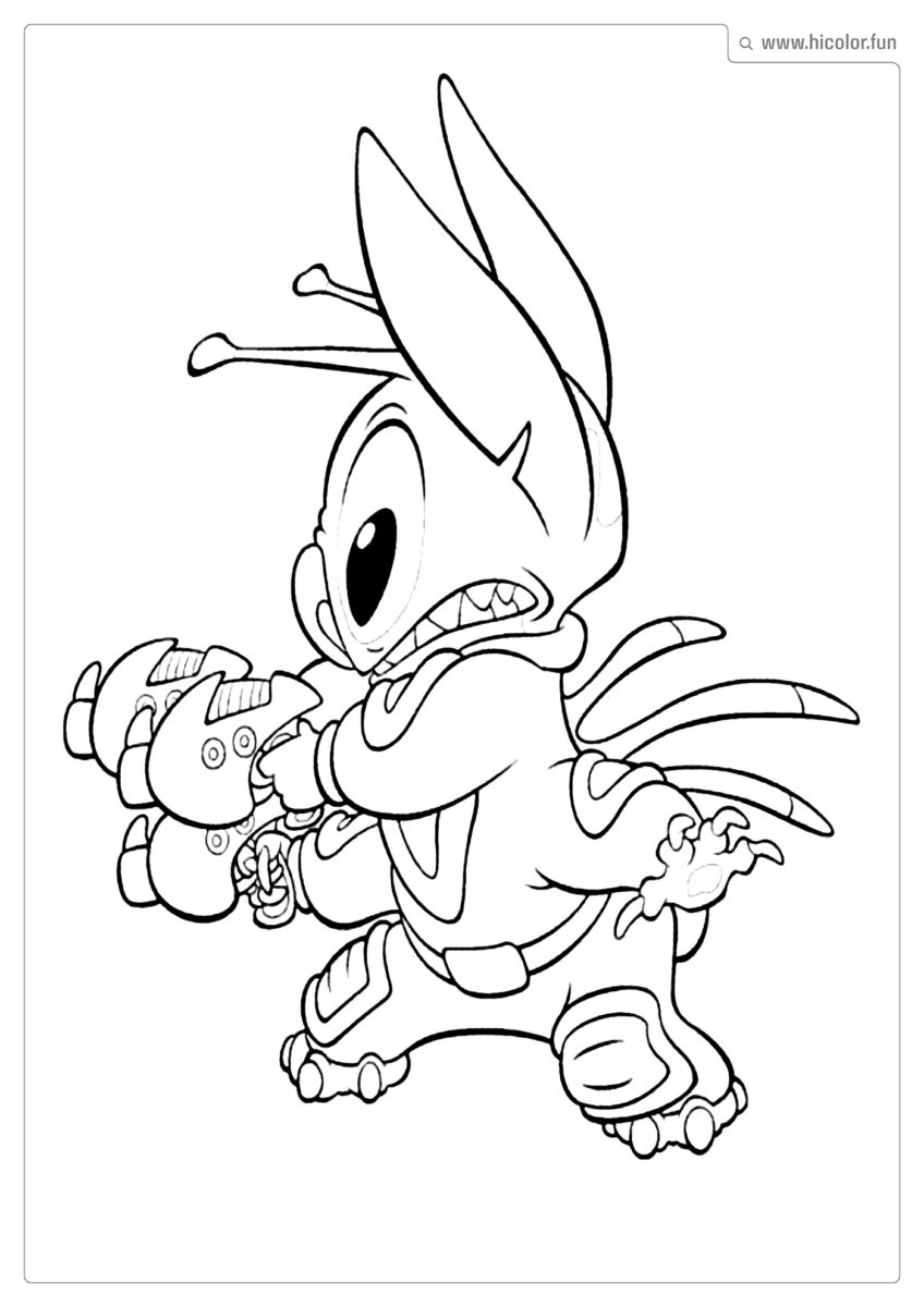 DESENHO STITCH COLORIR