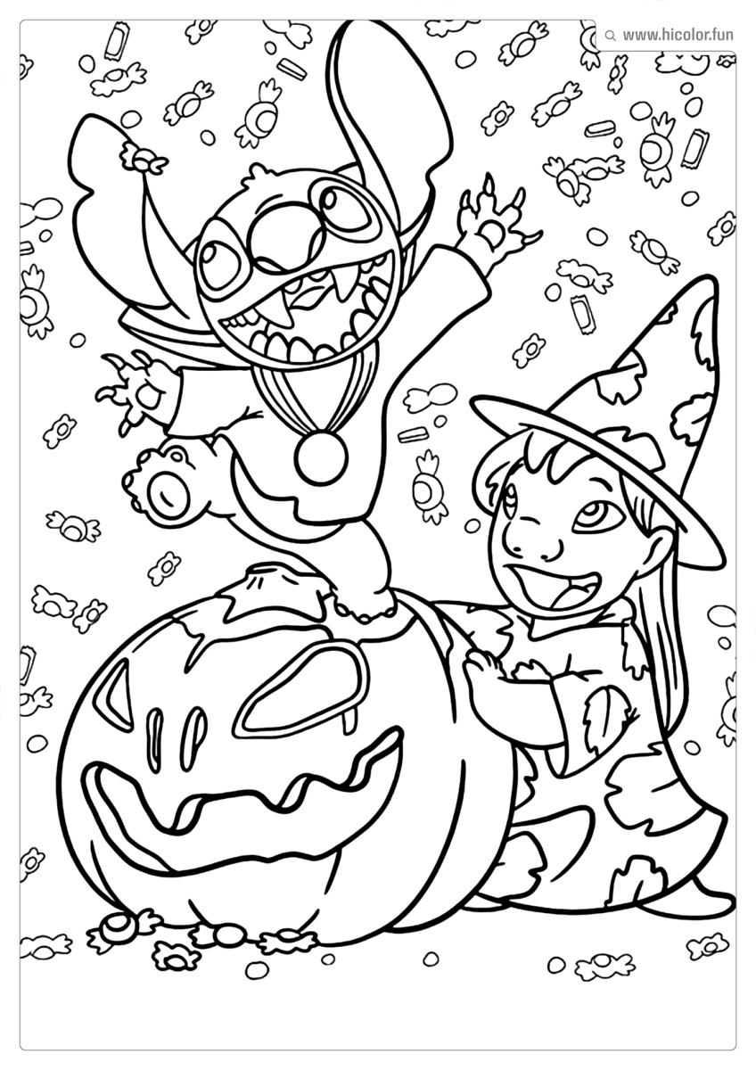 DESENHOS DO LILO E STITCH PARA IMPRIMIR