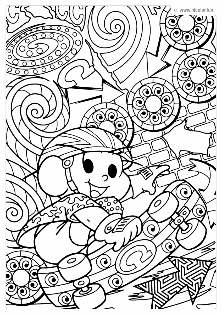 DESENHOS PARA COLORIR DO CEBOLINHA