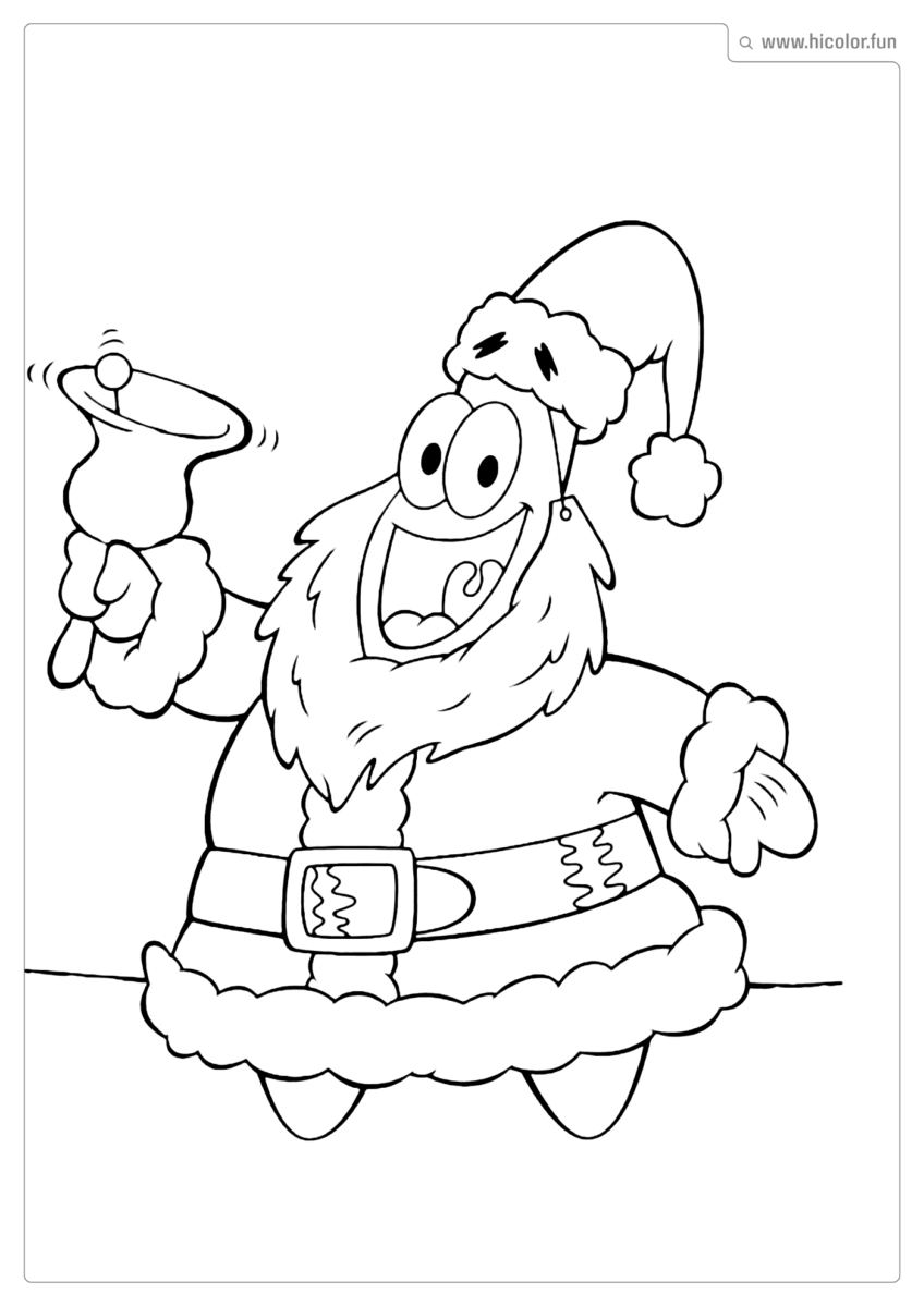 DESENHOS PARA COLORIR DO PATRICK