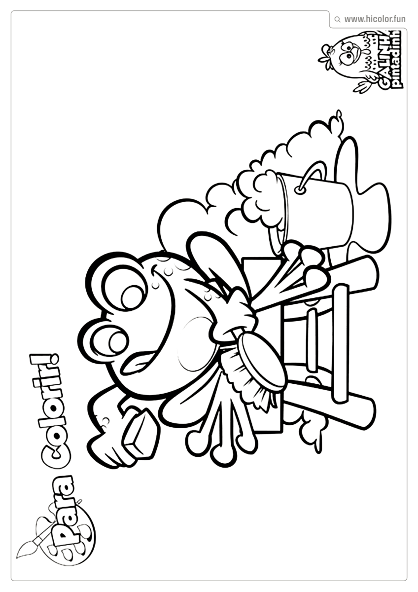 DESENHOS PARA COLORIR E IMPRIMIR DA TURMA DA GALINHA PINTADINHA