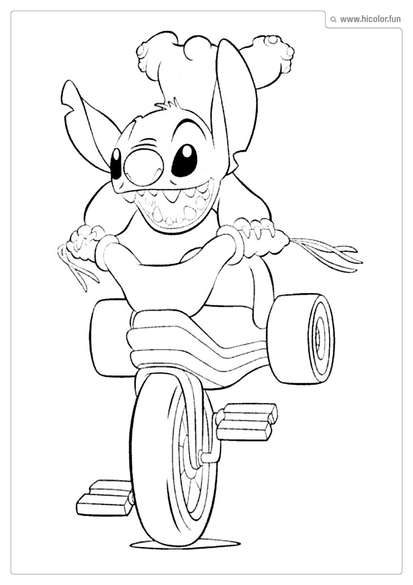 DESENHOS PARA COLORIR E IMPRIMIR DO STITCH