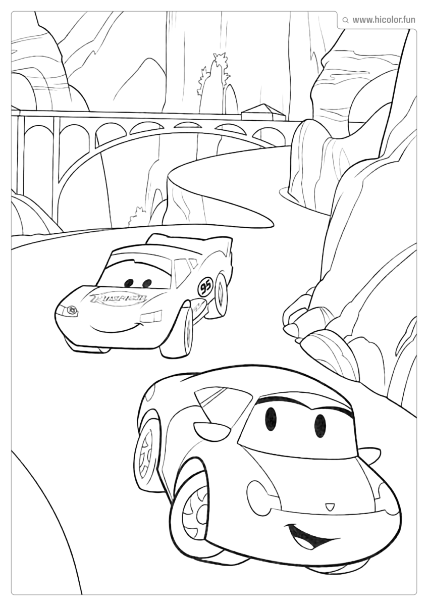 DESENHOS PARA COLORIR E IMPRIMIR MCQUEEN