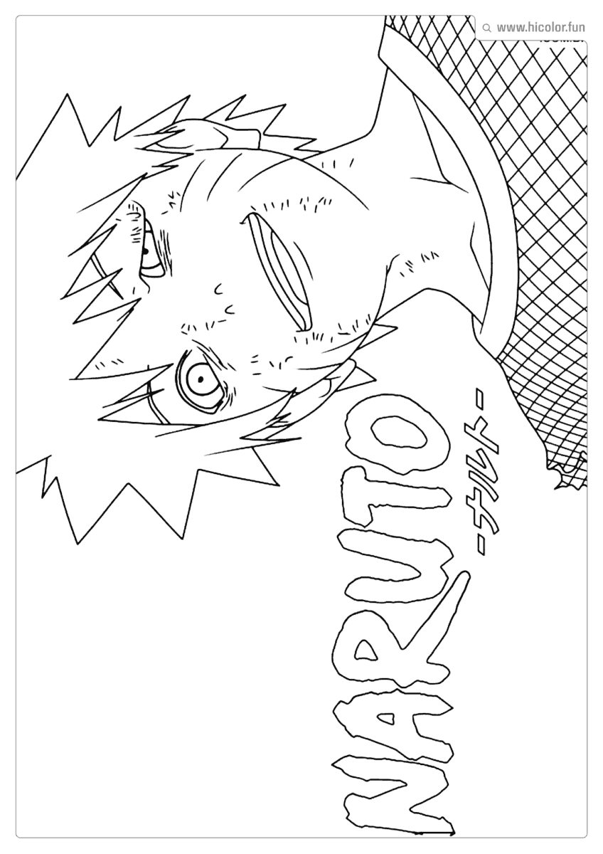 DESENHOS PARA COLORIR E IMPRIMIR NARUTO