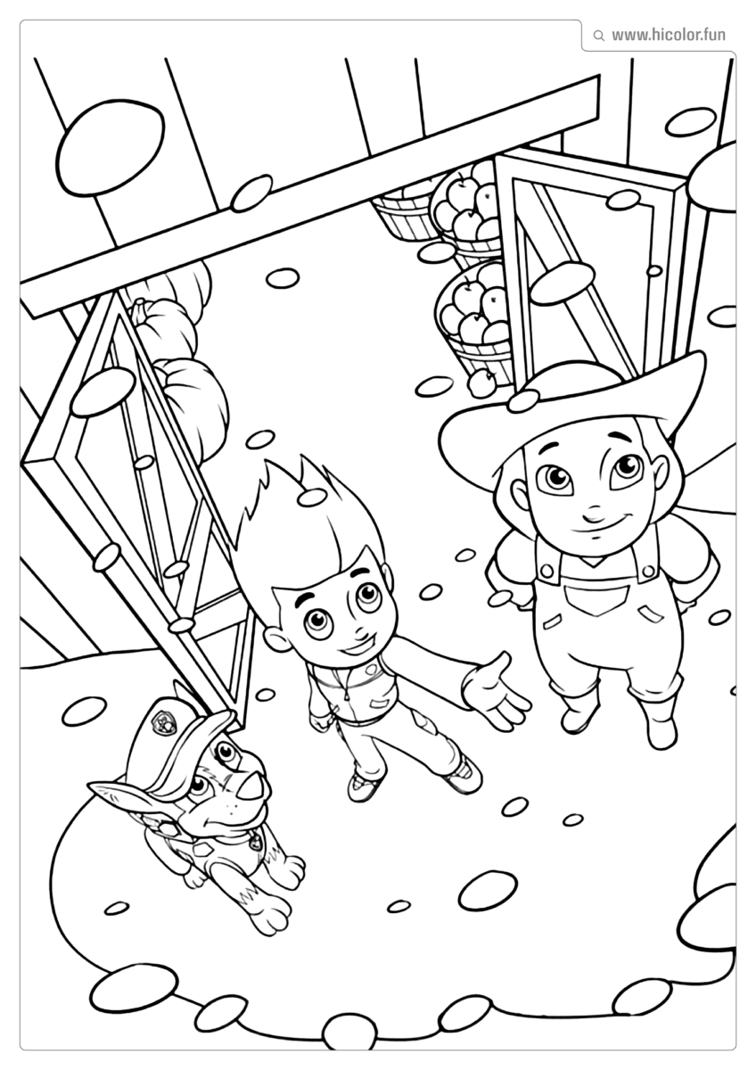 DESENHOS PARA COLORIR PATRULHA CANINA