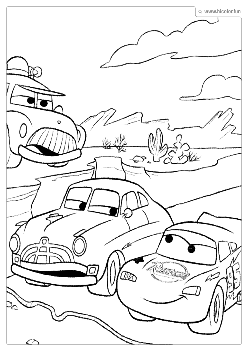 DESENHOS PARA IMPRIMIR MCQUEEN