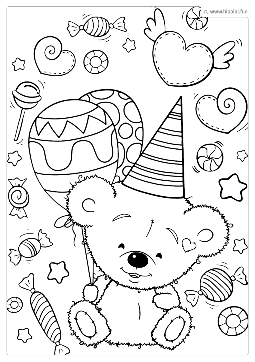 DESENHOS PARA PINTAR URSO