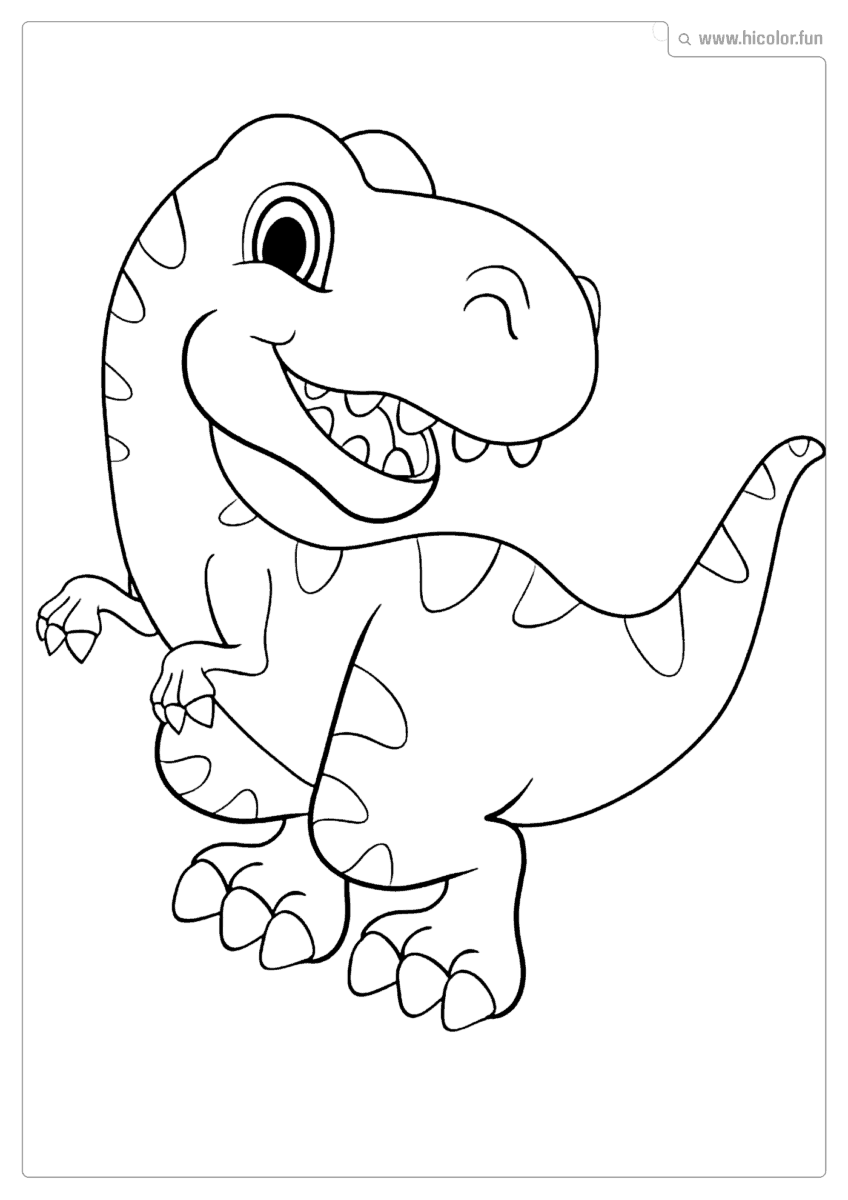 DINOSSAURO COLORIR