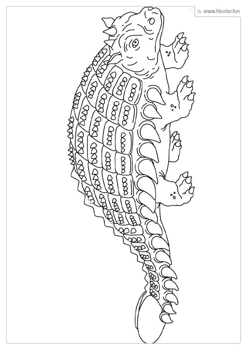 DINOSSAURO PARA COLORIR E IMPRIMIR