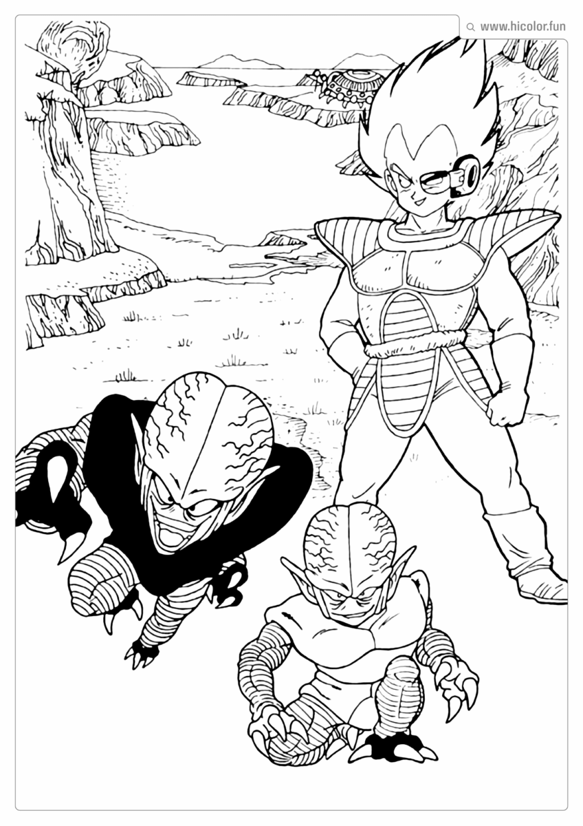 DRAGON BALL DE IMPRIMIR