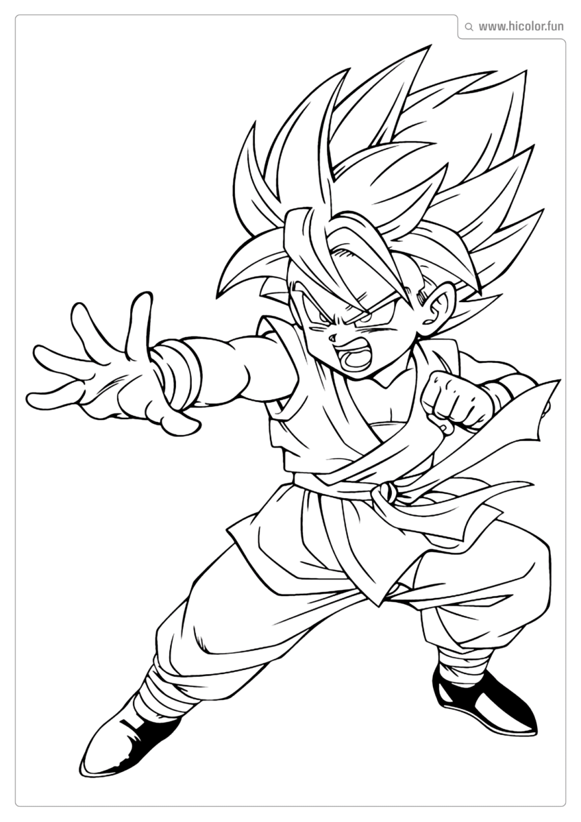 DRAGON BALL DESENHO PARA IMPRIMIR