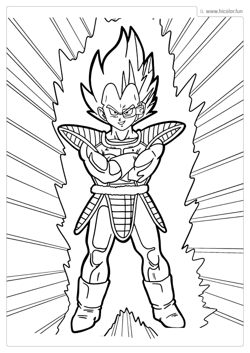 DRAGON BALL DESENHO PARA PINTAR