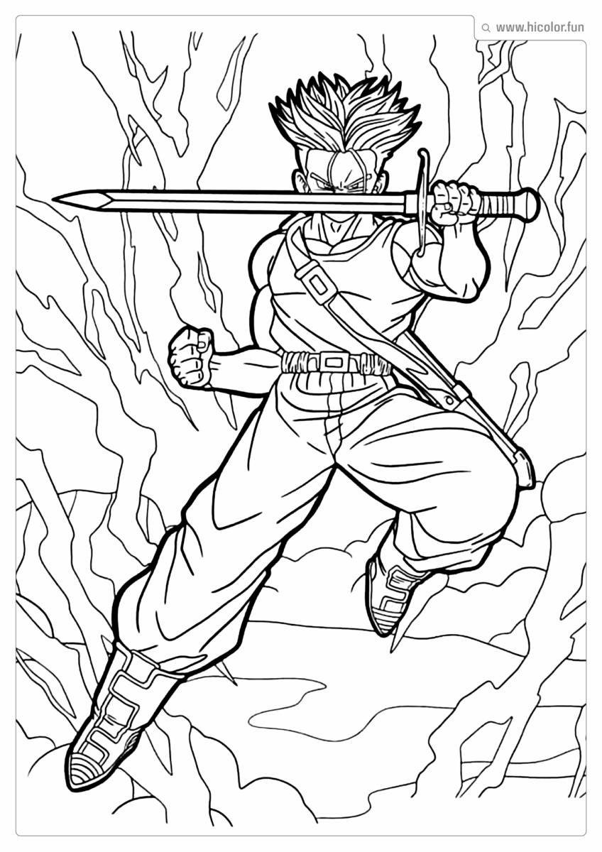 DRAGON BALL IMAGENS PARA COLORIR