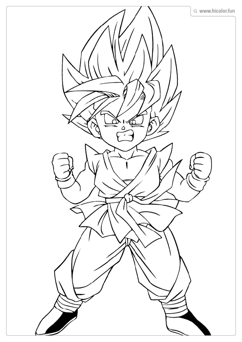 DRAGON BALL PARA COLORIR E IMPRIMIR