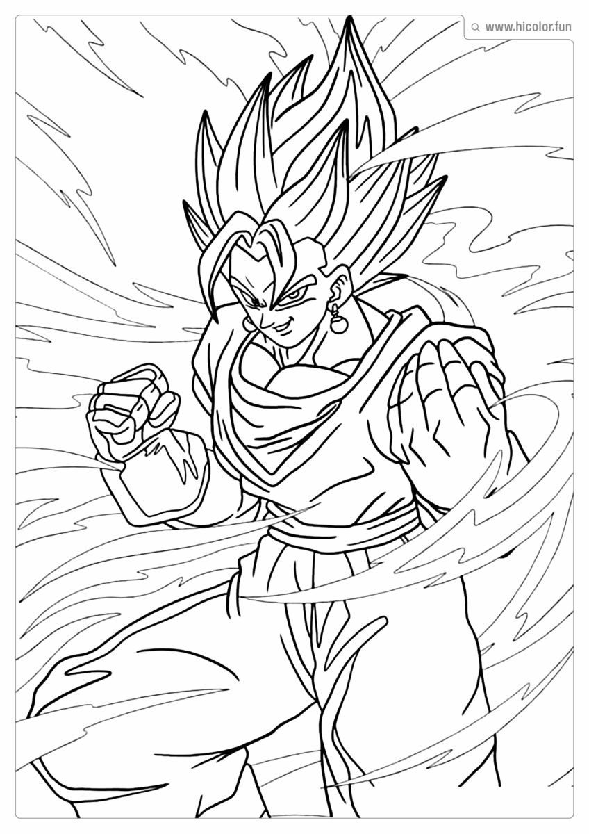 DRAGON BALL PARA PINTAR E IMPRIMIR