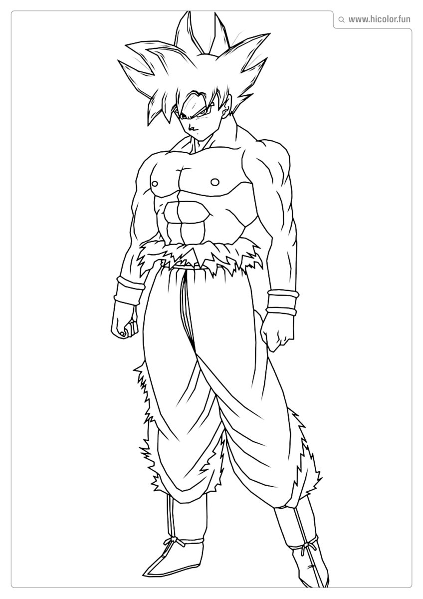 DRAGON BALL SUPER PARA IMPRIMIR E COLORIR