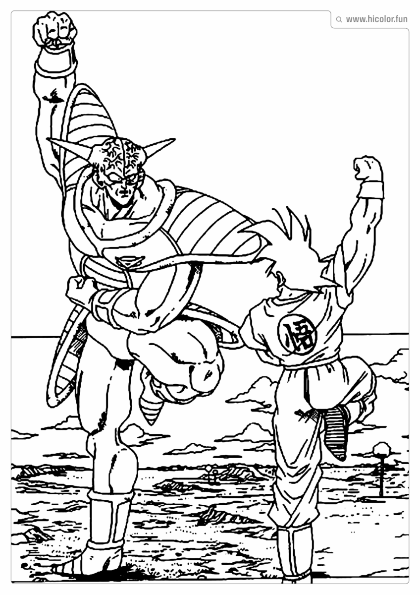 DRAGON BALL Z COLORIR
