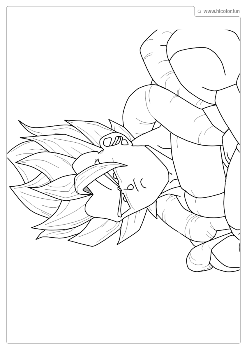 DRAGON BALL Z PARA COLORIR