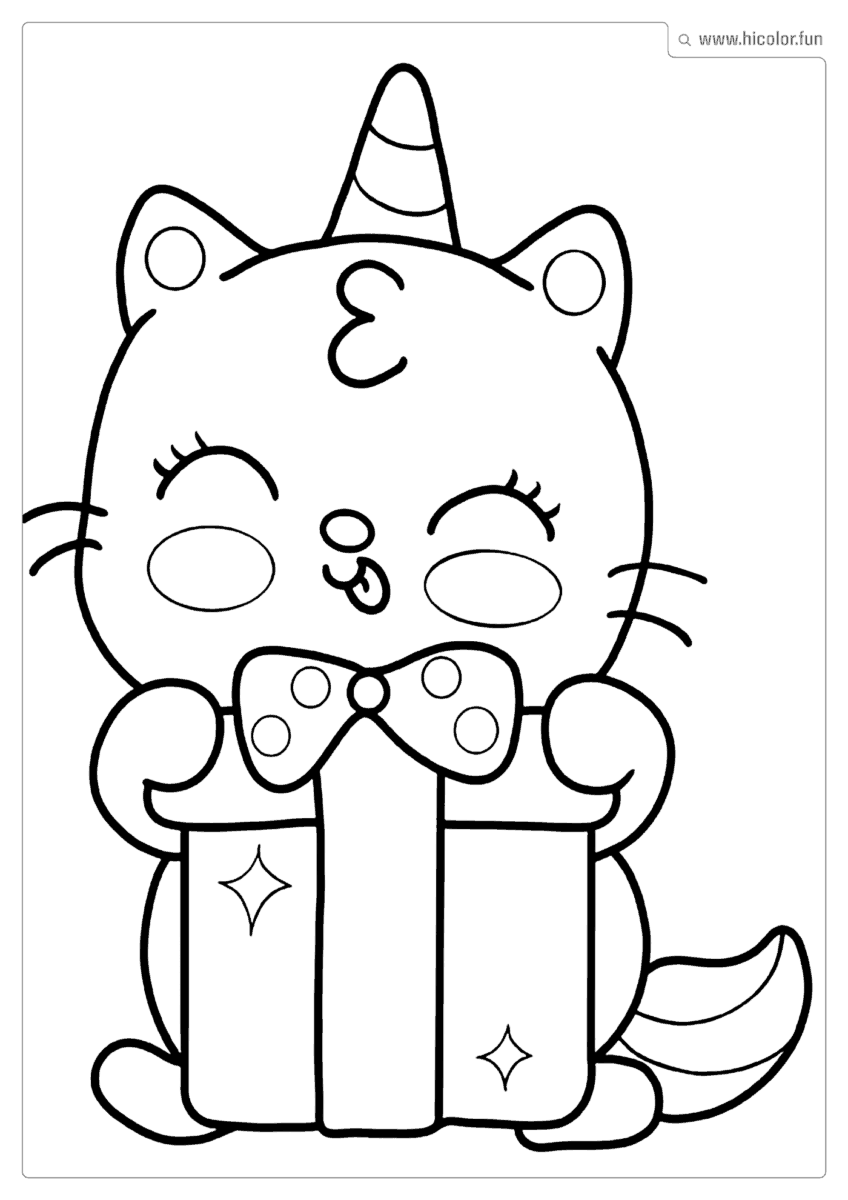 FIGURA DE GATINHO PARA COLORIR