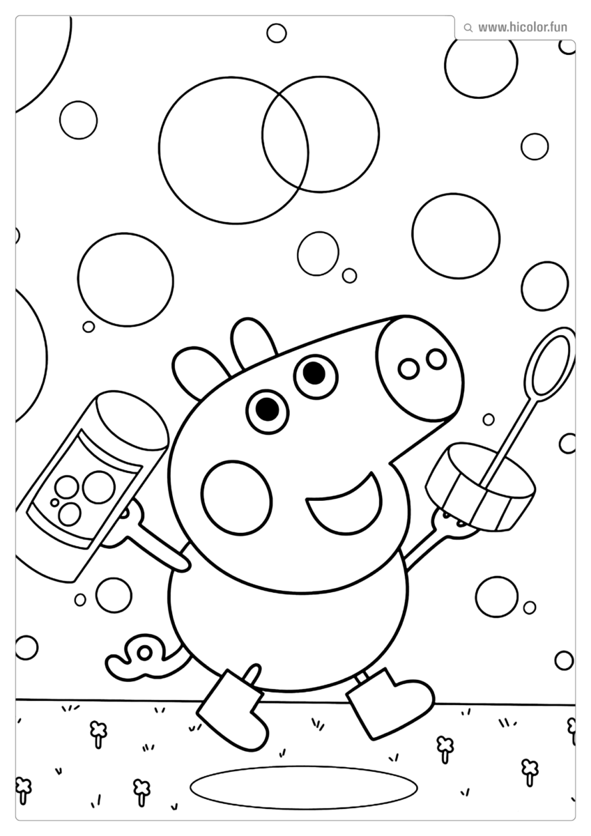 FIGURA PEPPA PIG DE COLORIR E IMPRIMIR