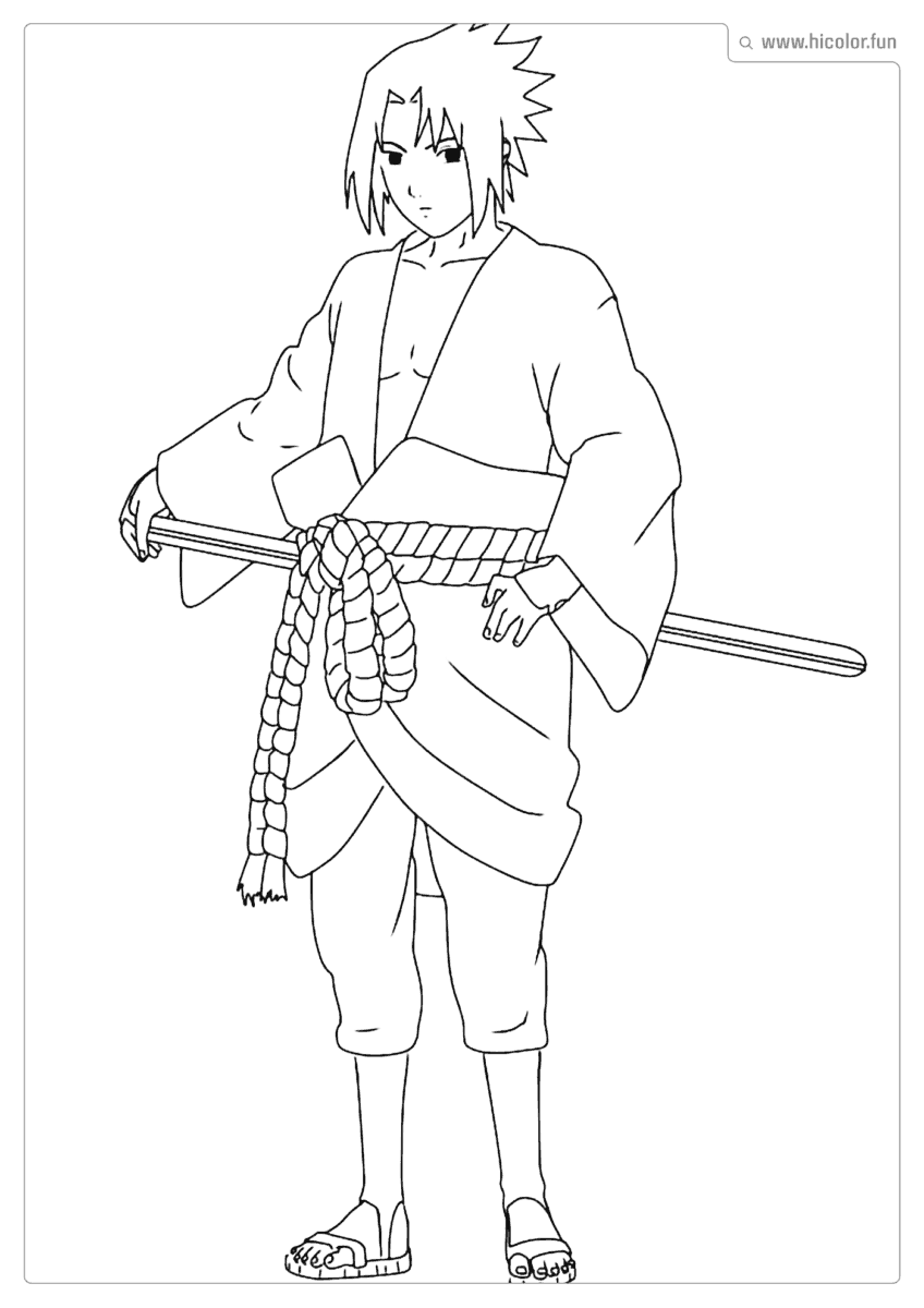 FIGURA SASUKE PARA PINTAR
