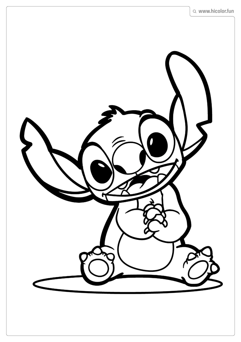 FIGURA STITCH COLORIR