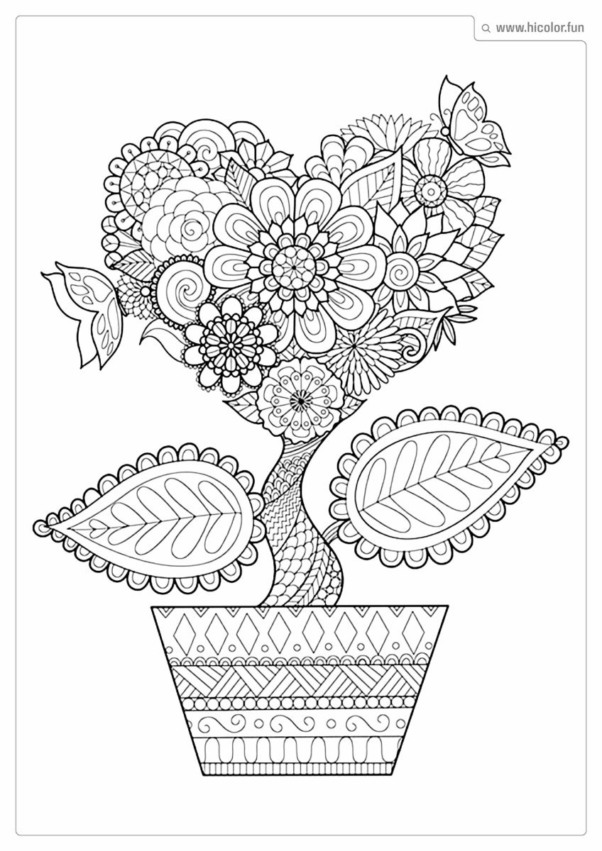 FLOR PARA COLORIR E IMPRIMIR