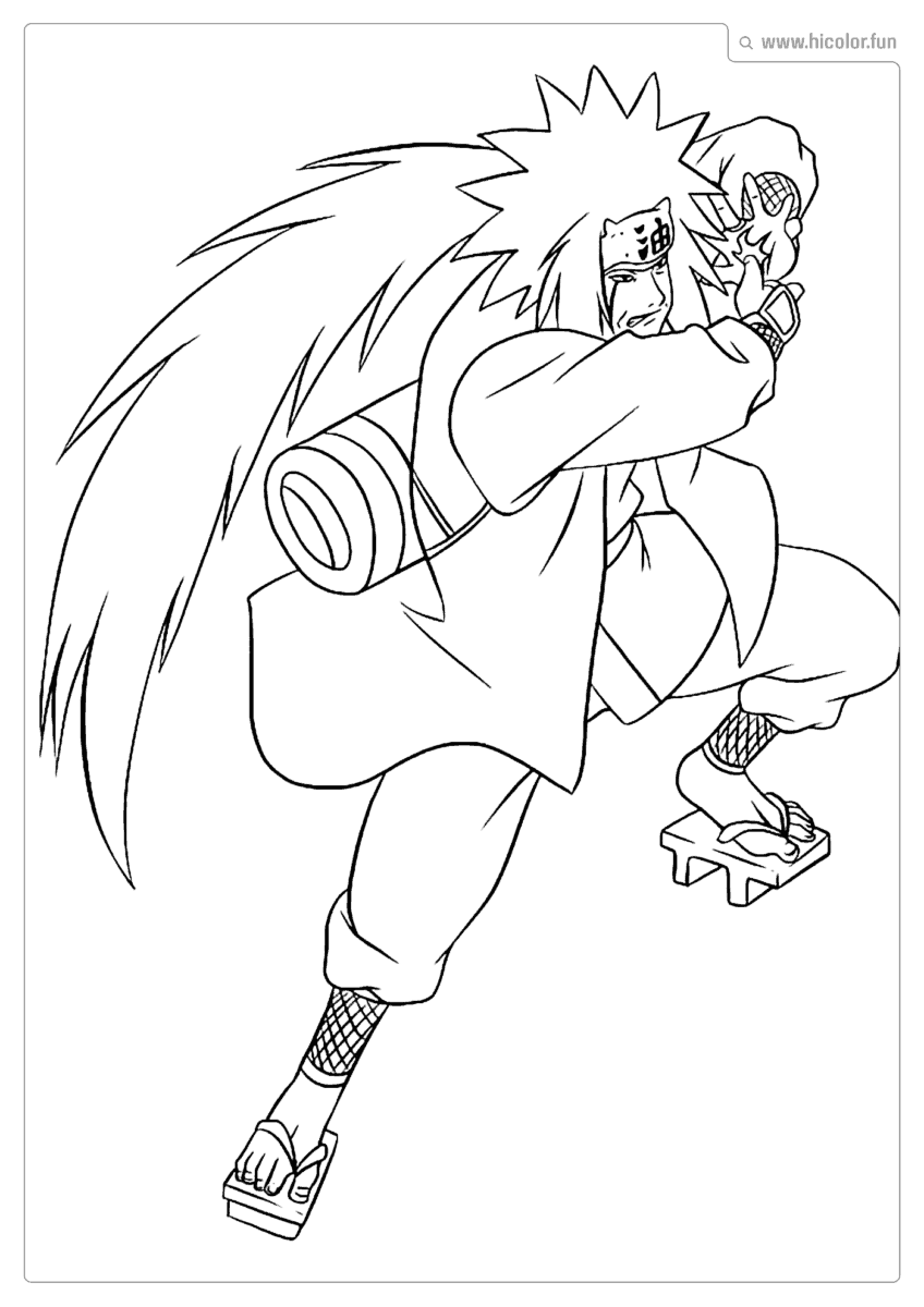 FOTO DE NARUTO PARA PINTAR