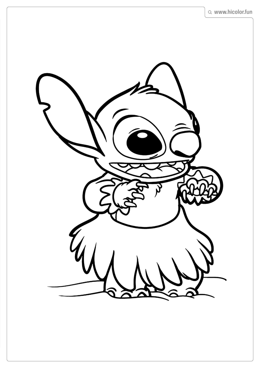 FOTO DO STITCH PARA COLORIR