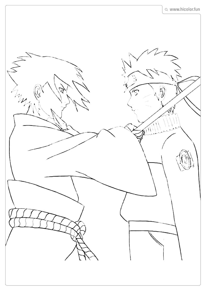 FOTO SASUKE PARA PINTAR COM NARUTO