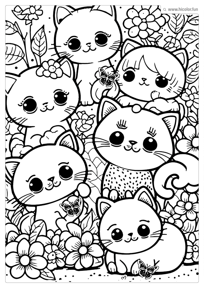 GATINHO DESENHO PARA COLORIR