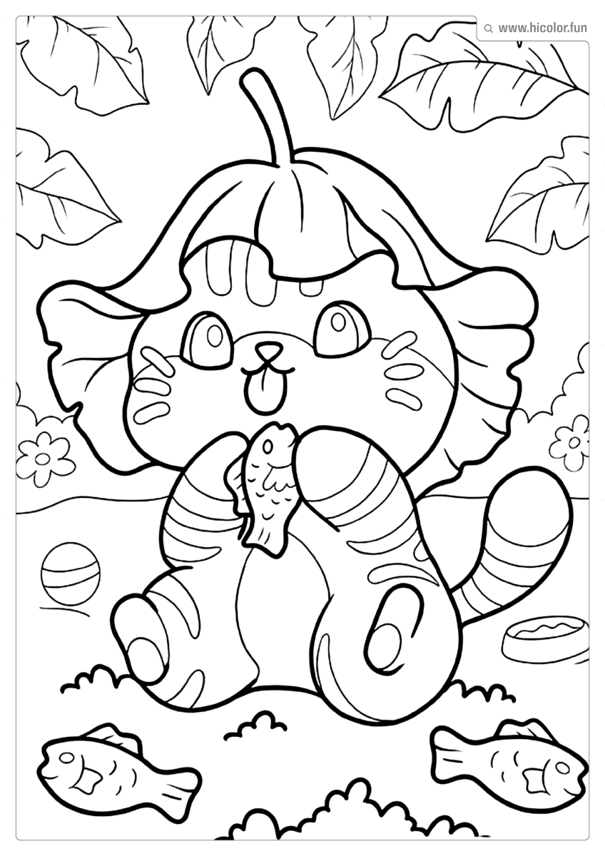 GATINHO DESENHO PARA PINTAR