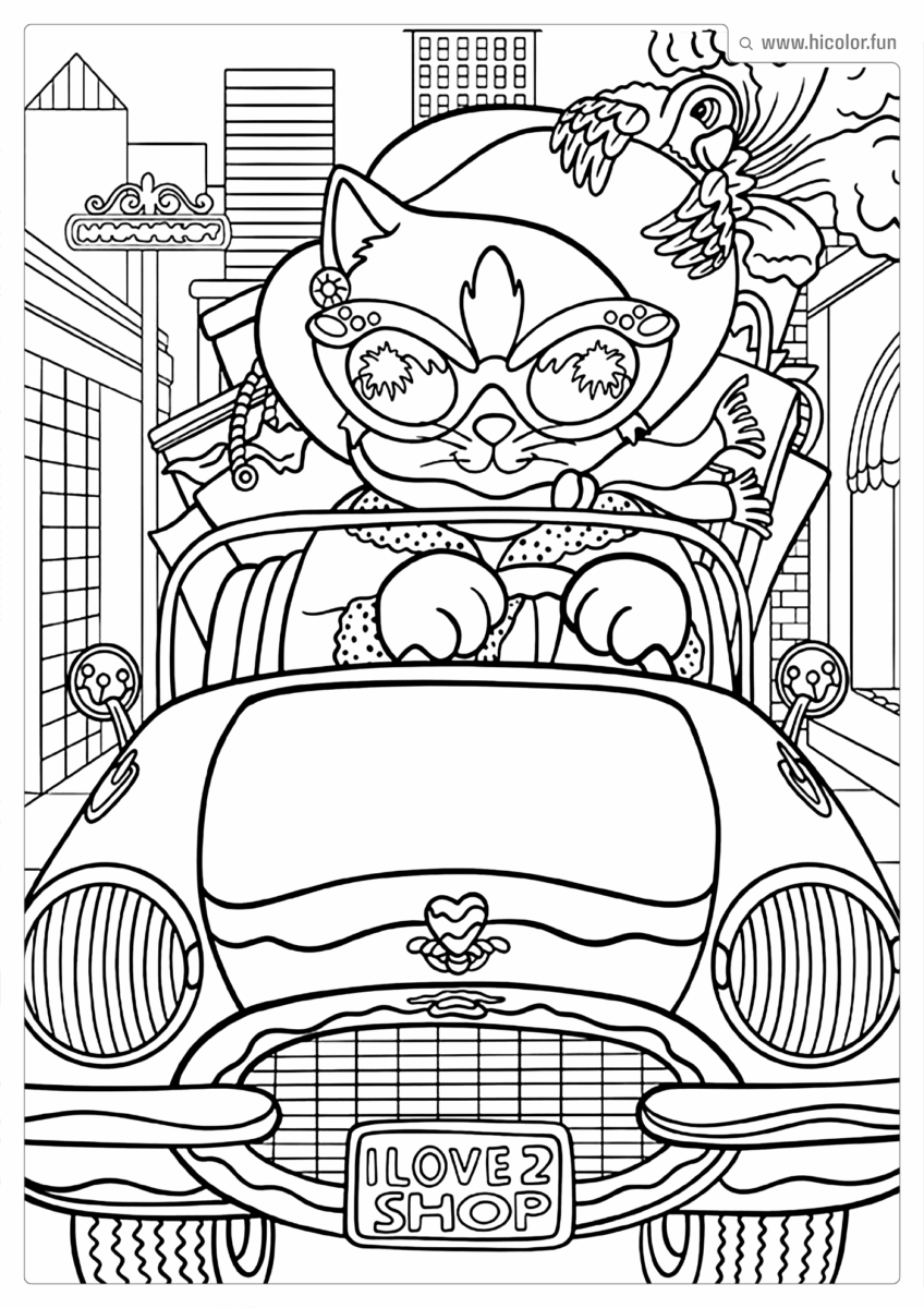 GATO REALISTA PARA COLORIR