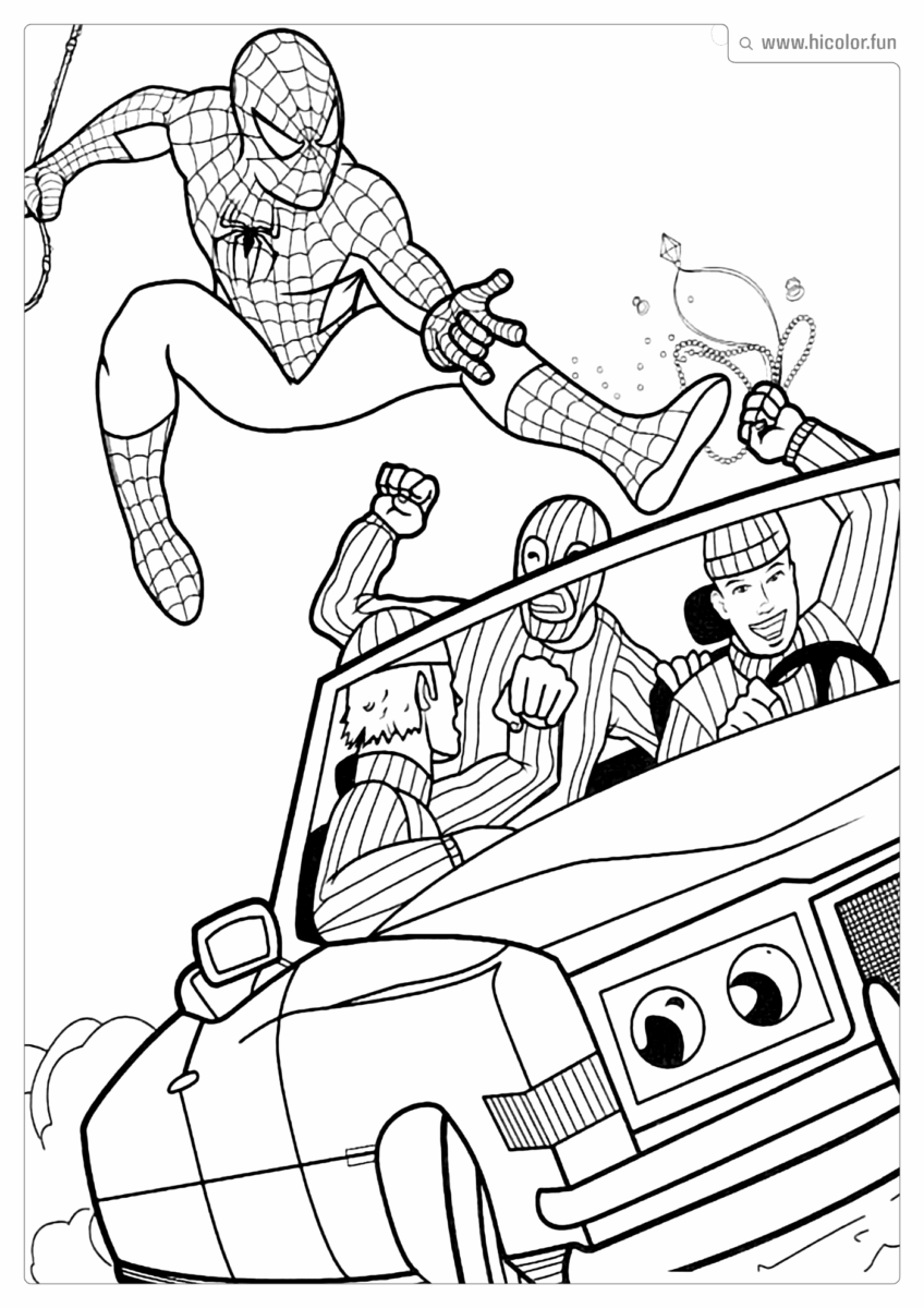 HOMEM ARANHA PARA IMPRIMIR E PINTAR