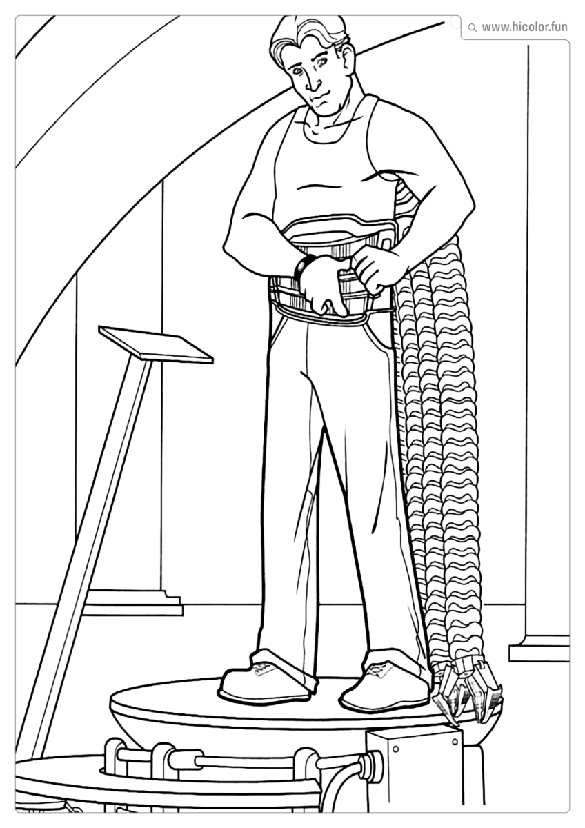 HOMEM ARANHA PARA PINTAR E COLORIR DOUTOR OTTO OCTAVIUS