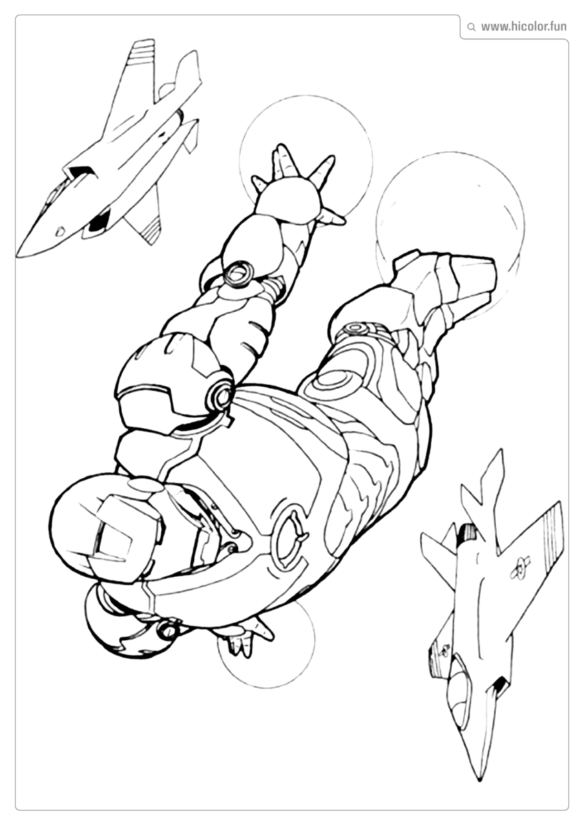 HOMEM DE FERRO PARA COLORIR